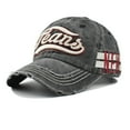 thumbnail image 4 of New Hand-Washed Vintage Cotton Hat for Men and Women with Letter Embroidery Baseball Cap Outdoor Casual Fashion Trendy Duckbill Cap, 4 of 8