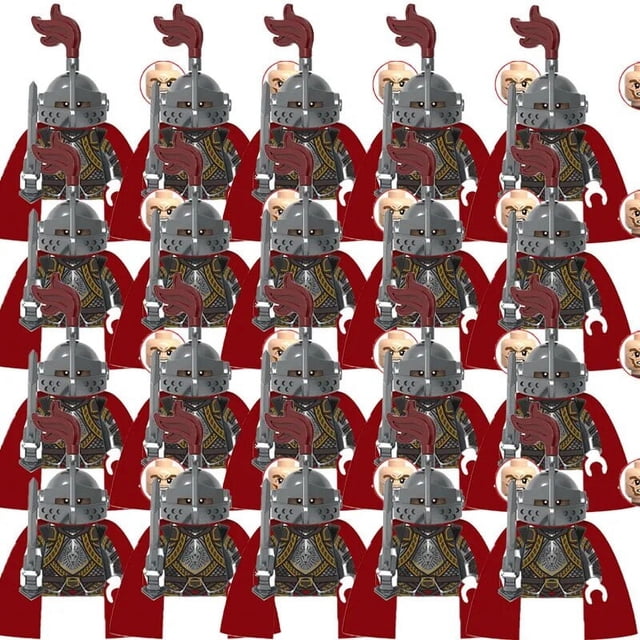 Bloques de construcción militares, figuras de soldados, regalos, juguetes, armas, la guerra de las rosas, caballeros teutónicos medievales, casco de escudo de caballo de guerra