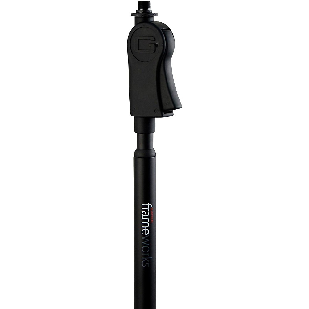 Gator Frameworks Tripod Mic Stand w/ One Handed Clutch & Telescoping Boom (GFW-MIC-2120)