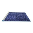 thumbnail image 2 of Ahgly Company Machine Washable Indoor Round Persian Blue Traditional Area Rugs, 6' Round, 2 of 4