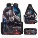 thumbnail image 1 of Juego de mochilas Witchers School de 3 piezas con bolsa de hombro y funda para bolígrafos, 1 of 1