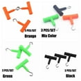 thumbnail image 2 of 3pcs/set New ABS Material Stainless Steel Brand Tackle of Carp Fishing Knot Puller Rig Making Tool Terminal 3PCS ORANGE, 2 of 8