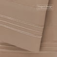 thumbnail image 4 of Clara Clark Pillow Cases Premier 1800 Microfiber Collection Pillow Case Set Of 2 Pieces, Standard Size, Taupe, 4 of 7