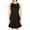 Black, variant on Gustave Women Fashion Sleeveless O-neck Print Casual Loose Mini Dress Summer Party Swing Tank Dress with Pockets "Black, S"