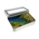 thumbnail image 2 of Decoración de paisaje en miniatura, adorno de escritorio de resina, artesanía hecha a mano con caja de metal. Escena de Emerald Bay, 2 of 9