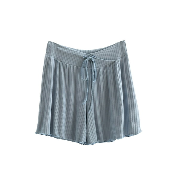 ZUKMRJPC Women's Soft Modal Lounge Shorts Casual Summer Drawstring Shorts Loose Fit Shorts Comfy Activewear Shorts for Women on Clearance
