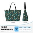 thumbnail image 4 of Easygdp Christmas Dinosaur colorful Bolsa de Viaje de Playa de Gran Capacidad, Bolsa Tote Perfecta para la Playa, Escapadas de Fin de Semana y Viajes, 4 of 7