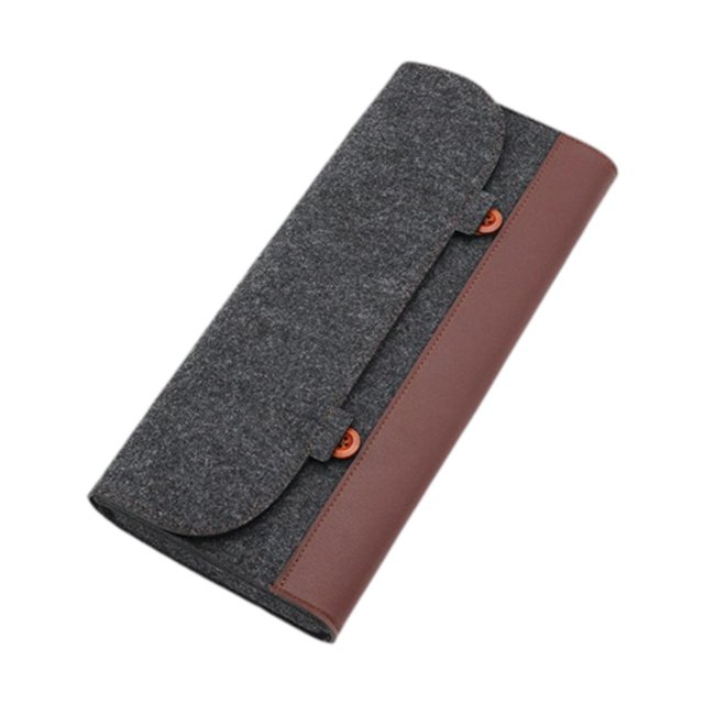 Case de teclado para PC para teclados mecánicos Cierre de botones Bag Gaming Hand Office Mobile Office Ligero de almacenamiento de teclado simple 34cmx14cm