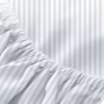 thumbnail image 5 of Luxury 4 Piece California King Size 100% Egyptian Cotton 800 Thread Count Premium Hotel Quality Smooth & Soft Bedding Sheet Set Luxury Soft 24" Inch Deep Pocket - White Stripe, 5 of 8