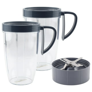 2-Pack 32oz Cup With Lip Ring For Nutribullet Blender 600W 900W XL 32 oz