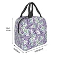 thumbnail image 3 of Pofeuu Lavender Flowers Print Lunch Bag Lunch Box Insulated Lunch Bag Adult Lunch Box for Men and Women, 3 of 8