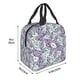 thumbnail image 3 of Balery Lavender Flowers Bolsa de Almuerzo Aislada – Caja de Almuerzo con Papel de Aluminio Grueso, Mantiene la Comida Fresca por 4 Horas, 3 of 8