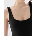 thumbnail image 3 of SMZ Bodysuit for Women Sleeveless Backless Tank Top Bodysuit, 3 of 4