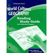 McDougal Littell Middle School World Cultures and Geography : Reading Study Guide with Additional Support, English