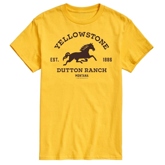 Yellowstone - Yellowstone Est. 1886 Horse Logo - Men's Short Sleeve Graphic T-Shirt