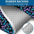thumbnail image 4 of Dog Bones Bathroom Rugs Sets 3 Piece,Toilet Cover Set,Absorbent Non Slip Bathroom Mats Sets with U-Shaped Contour Rug Toilet Rug Set, 4 of 5