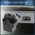 thumbnail image 2 of Interruptor de bloqueo de puerta de coche Unique Bargains delantero izquierdo No.5L1Z14028BB para Lincoln Mark LT 2006 2007 2008 negro, 2 of 6