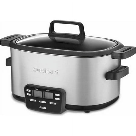 Cuisinart - Cook Central 6-Quart 3-in-1 Multicooker - Stainless Steel