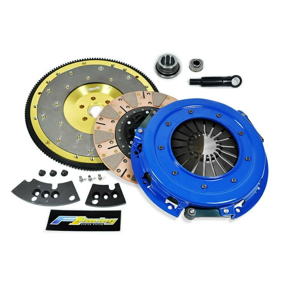 FX DUAL-FRICTION CLUTCH KIT+ALUMINUM FLYWHEEL FITS 86-95 MUSTANG GT LX COBRA SVT
