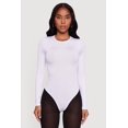 thumbnail image 2 of Women's Long Sleeve Crew Neck Bodysuit, 2 of 5