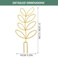 thumbnail image 2 of ELAYARD 2Pcs Tomatoes Cages Iron Flower Rack Golden for Garden Use with Vines, 2 of 5