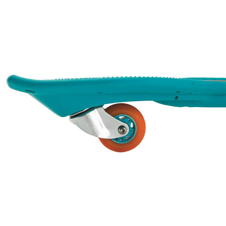 Razor RipStik Caster Board - Teal/Orange, 2-Wheeled Pivoting