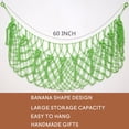 thumbnail image 4 of Stuffed Animal Hammock Corner Wall Stuffed Animal Net or Hammock for Stuff Animal Storage Plush Toy Holder Boho Macrame Toy Display for Nursery Playroom Kid's Room, 4 of 11