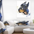 thumbnail image 3 of Design Art Doberman Superman Canvas Print, 3 of 3