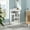 White, variant on VECELO Bathroom Corner Storage Cabinet, Farmhouse Floor Corner Cabinet with Double Barn Door and Adjustable Shelf, Narrow Cabinet Organizer for Bathroom, Living Room, Kitchen, White
