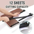 thumbnail image 3 of Heavy Duty 18" Cut Length Professional Large Paper Cutter 12-Sheet Capacity Guillotine Cutter, 3 of 3