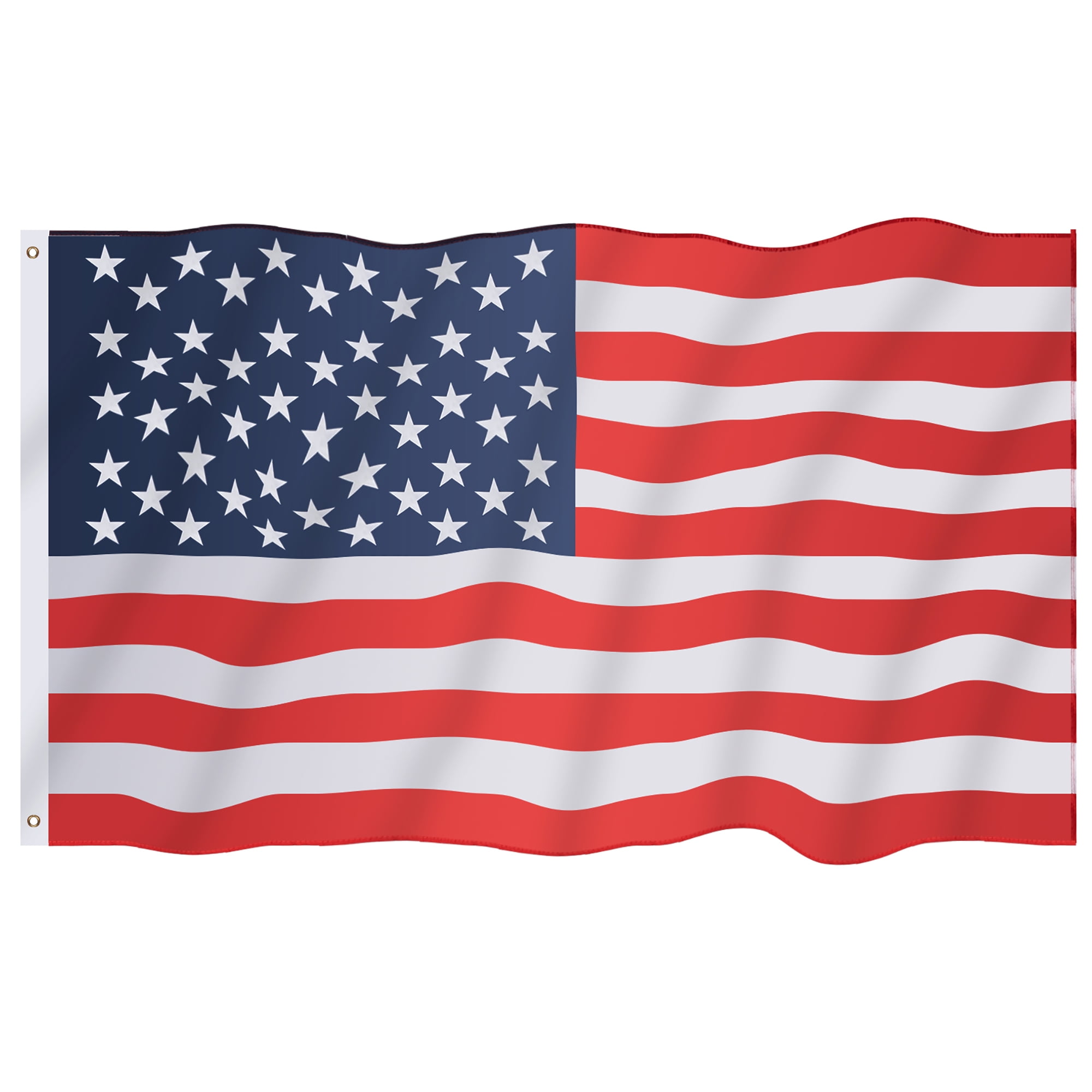 3 ft x 5 ft American Flag with End of Trail Warrior Polyester 