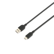 onn 3ft USB-C to USB-A Charging Cable, USB-IF Certified, Black, Compatible with iPhone 17/16/15 Series, Samsung Galaxy, Note, Pixel Devices, iPad Pro