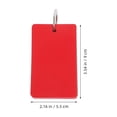 thumbnail image 2 of RUNROTOO 4Pack Memo Note Pads Paper in Red for Students and Office Workers, 2 of 8