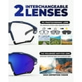 thumbnail image 3 of VICTGOAL Cycling Sunglasses for Men Women with Polarized and Photochromic 2 Lenses,UV400 Clear Road Bike Running Sports Goggles, 3 of 6