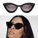 thumbnail image 1 of Gafas de terre de Pesca Forma de Ojos de Gato Vintage Lentes para Mujer para Deporte Libre Negro brillante Yinane Gafas de sol Cat Eye, 1 of 8