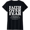 thumbnail image 1 of Playera de Mujer "Fe Sobre Miedo" - Talla Extra Grande S-4XL, 1 of 7