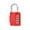 Red, variant on Black Combination Padlock, 4-digit Code Padlock, Indoor Gym Locker Lock with Customizable 4-digit Code for Luggage, Backpacks, Cabinets