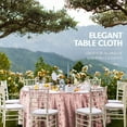 thumbnail image 2 of Elegant Round Table Cloth - 70 Inch, Made With Fine Crushed-Velvet Material, Beautiful Blush - Pink Tablecloth With Durable Seams, Round Table Cover Great for Weddings, Parties, Baby Showers & Events, 2 of 5