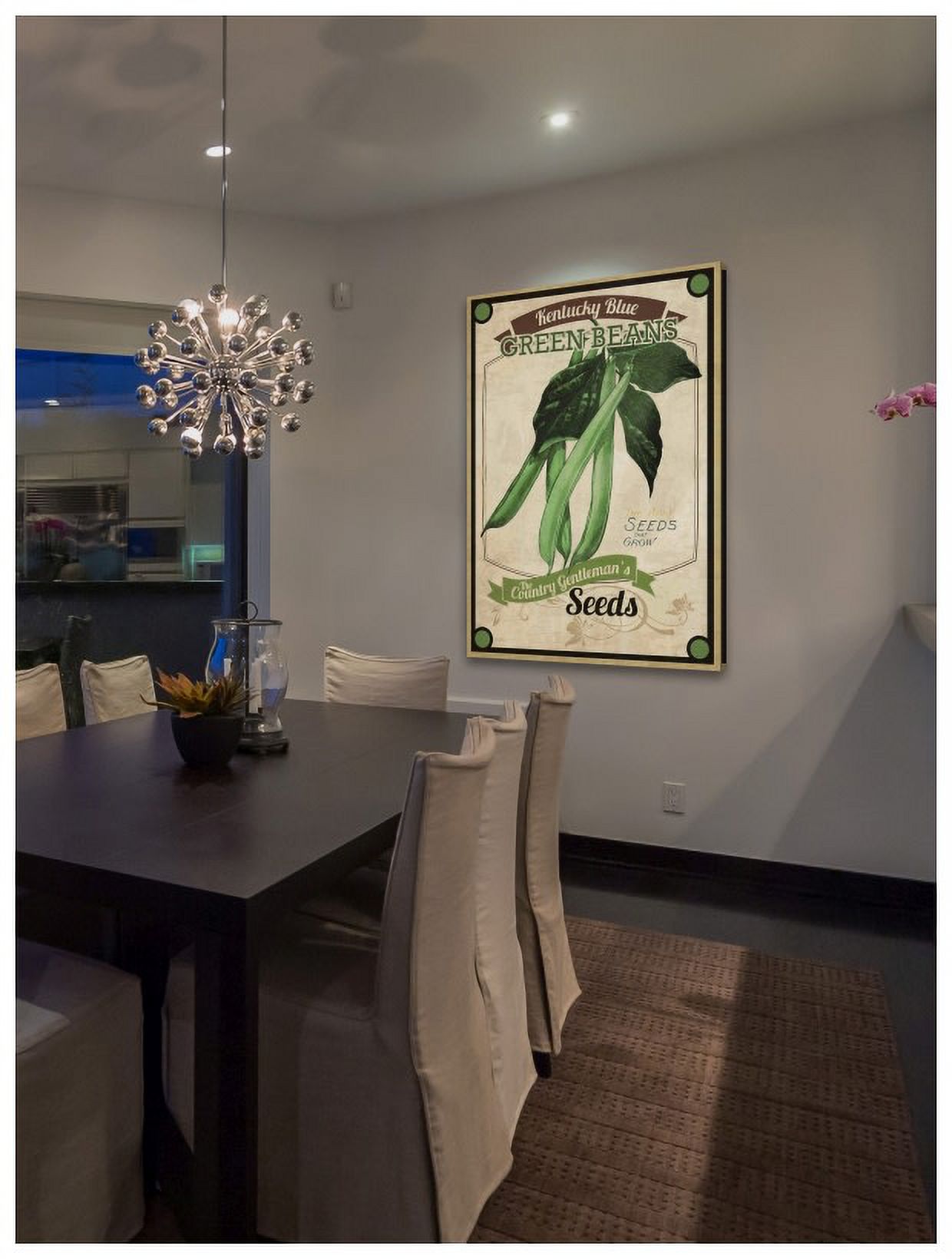 Marmont Hill "Seed Packet Green Beans" Painting Print on Canvas