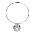 thumbnail image 1 of Sonducket Collar de aleación para mujer, gargantilla de cristal elegante a la moda, joyería elegante para vacaciones, exquisita decoración de Ropa, zapatos y accesorios Miscelánea Plata, 1 of 6