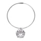 thumbnail image 1 of Collar con colgante de diamantes de imitación Qarigey Gargantilla de cristal Joyería decorativa Plata AP015057-02, 1 of 6