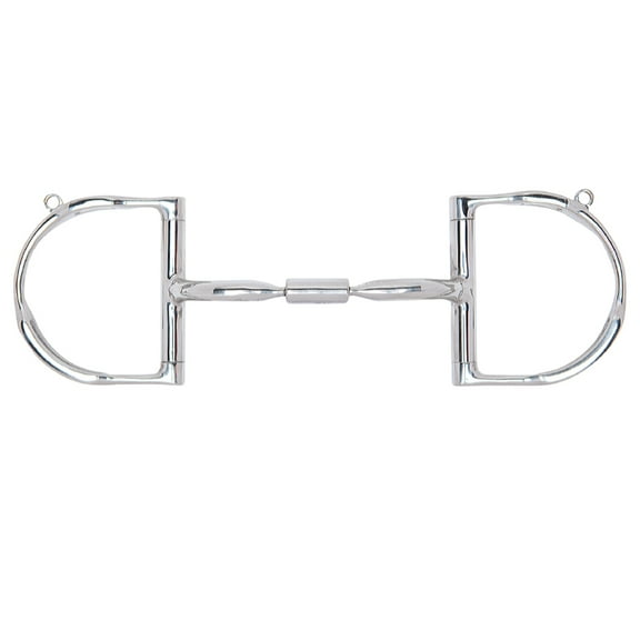 4 3/4 in Myler Dee Without Hooks Comfort Horse Snaffle W/ Wide Barrel