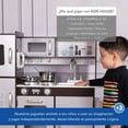 thumbnail image 4 of Kids House Cocina de Madera Ultimate Expresso, Cocinita de Juguete , Color Café, Con Refrigerador y Amplios Espacios para Almacenar, 4 of 5