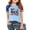 #A05-Blue, variant on American Flag Shirts for Toddler Girls 250 Years WE THE PEOPLE Print Patriotic Shirts 4th Of July Tees Crew Neck Raglan Short Sleeve T Shirt Comfy Independent Day T-Shirt