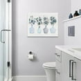 thumbnail image 2 of Botanical Bathroom Wall Art Navy Blue Floral Pictures Wall Decor Bottles And Plants Canvas Prints Flower Painting Artwork Modern Home Decorations For Bathroom Kitchen Bedroom Framed 16"x12", 2 of 6
