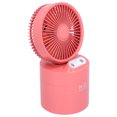 thumbnail image 4 of Humidificador con ventilador de 4000 mAh, pulverizador de niebla doble, carga USB, ventilador, humidificador de refrigeración para dormitorio, rojo, 4 of 10
