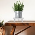 thumbnail image 1 of Raindrops Wood Pot Stool for Displaying Plants with White Color and Solid Wood 1Pcs, 1 of 8