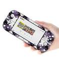thumbnail image 2 of POBUDS Switch Skin | Sticker Wrap Vinyl Decal | Set Compatible with Nintendo Switch ( Switch OLED Model, Purple Flower), 2 of 5