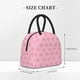 thumbnail image 2 of Fotbe Pink Bows Bolsa de Almuerzo con Estampado, Lonchera Aislada, Contenedor de Comida Reutilizable Tipo Cooler a Prueba de Fugas, 2 of 6