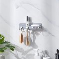 thumbnail image 4 of Estante de cocina montado en la pared 1 Piece Estante de Almacenamiento de en Pared Gancho para Colgar Ropa Magideal Estante de cocina montado en la pared, 4 of 7